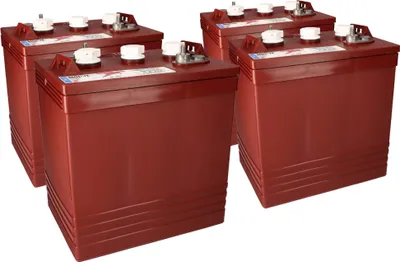 Obrázok produktu pre 4x trakčná batéria Trojan T-145 6V 260Ah Deep Cycle ELPT pripojenie