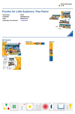 Produktbild von Puzzle für kleine Entdecker: Paw Patrol Ravensburger 00135