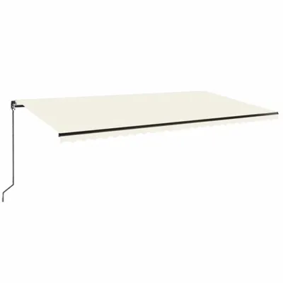 Obrázek produktu pro vidaXL Markýza ručně zatahovací 600x350 cm krémová