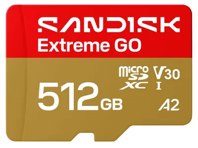 Produktbild von SanDisk Extreme Go - Flash-Speicherkarte - 512