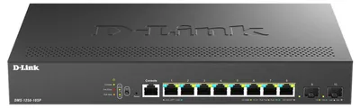Imagen del producto de D-Link DMS-1250-10SP/E Switch 8xMG 2xSFP+ L2 PoE