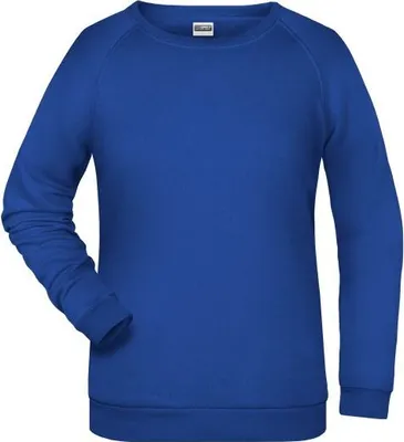 Produktbild von Rundhals-Sweatshirt mit Raglanärmeln für Damen dark-royal, Gr. S
