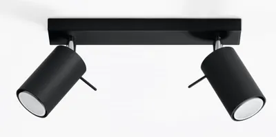 Zdjęcie produktu dla Lampa reflektor spot RING 2 Czarny SL.0092 Sollux