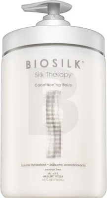 Produktbild von BioSilk Silk Therapy Conditioning Balm Glättungsmaske für weiches und glänzendes Haar 739 ml