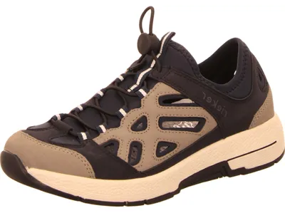 Produktbild von Rieker Damen Slipper 40906-36, 40906-38, 40906-41 RIE-N8460 blau 38