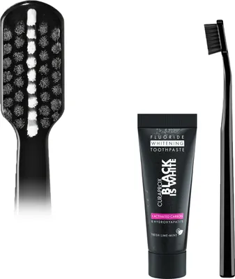 Obrázok produktu pre Curaprox Black is White bieliaca pasta 10 ml + kefka CS 5460