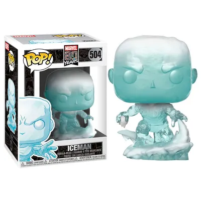 Zdjęcie produktu dla FUNKO POP! Marvel 80th - First Appearance Iceman, Figurka kolekcjonerska, Komiksy, 90 g