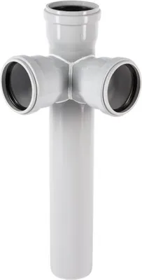 Produktbild von Ostendorf SKOLAN safe SKOLANsafe-Eckdoppelabzweig 334910 DN 90/90/90 x 87,5°