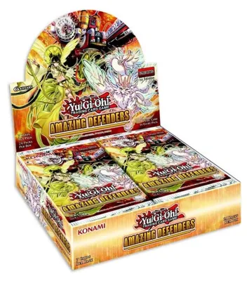 Productafbeelding van Yu-Gi-Oh! Amazing Defenders Display - Booster Box, Engelse editie + Heartforcards® transportbescherming