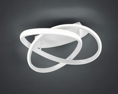 Image de Plafonnier LED COURSE 18 W, 4 000 K, 2 400 lm, métal blanc, dimensions : 18,8 x 45 x 45 cm, IP20, RL
