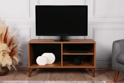 Obrázok produktu pre Skye Decor, Zisino- Zisino KLN, farba orech, TV skrinky, 54x100x35 cm, 100% melamínom potiahnutá drevotrieska