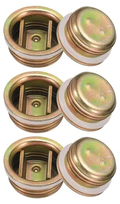 6 Stahl-Drumdeckel 5 Zoll, gold, für Öl- und Gastanks