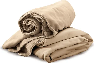 Produktbild von Irisette Microfaser Fleece-Decke mit Fellrückseite Cover 8952 Farbe camel-81 Größe 150x200 cm