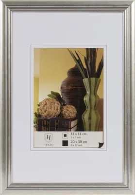 Obrázek produktu pro Dřevěný rám Henzo Artos 20x30 cm stříbrný