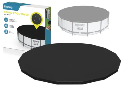Zdjęcie produktu dla Bestway 58248 / 24, Pokrywa bezpieczeństwa basenu, Okrągły, Czarny, Bestway 4.27 m (14 ft.) round frame pools, 4,27 m, 3,25 kg