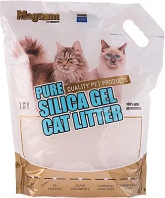 Imagen del producto de Arena absorbente para gatos Magnum Silica, 7,6 litros
