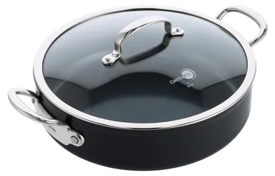 Obrázek produktu pro GreenPan Barcelona Pro, Kulatý, Univerzální pánev, Stříbrná, Keramický, 220 °C, Hliník