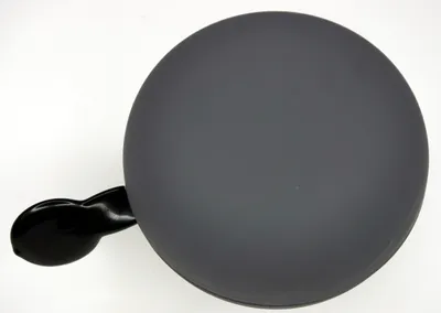 Produktbild von Ding Dong Fahrradklingel Grau matt Ø 80 mm