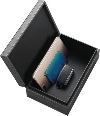 Produktbild von Famanu Faraday Box Autoschlüssel mit RFID-Schutz - Dunkelgrau