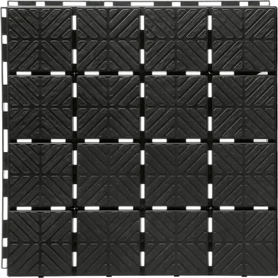 Produktbild von dlaždice zahradní 40x40cm-1,5m² EASY SQUARE IES40-S411 černé plastové