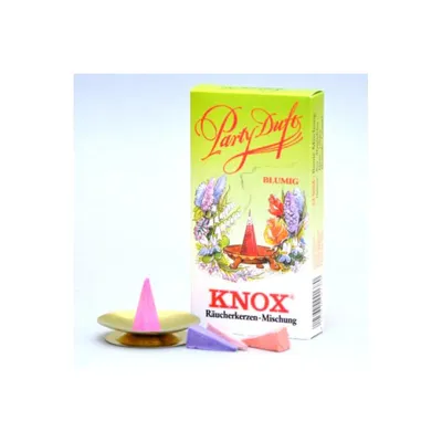 Zdjęcie produktu dla Kadzidełka KNOX 24 stożki zapachowe mieszanka kwiatowa