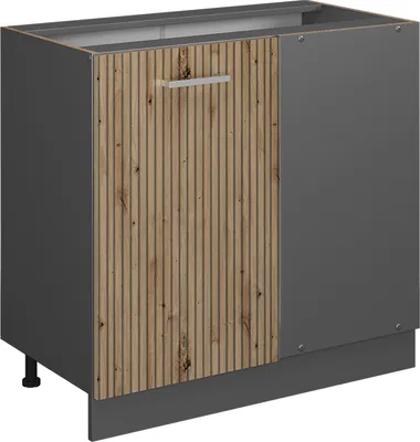 Obrázek produktu pro Rohová skříňka Vicco R-Line Řemeslný dub 86 cm bez pracovní desky, Model 49206