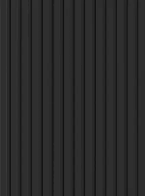 Produktbild von Mexen Lam-B Wandlamellen 275 x 31,5 cm, HDF-Platte 4 mm, Schwarz Matt - S100-275317-2812-053