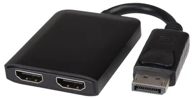 Produktbild von DisplayPort Adapter - 2x HDMI , Erweiterung + Spiegelung, 4K*2K@30Hz