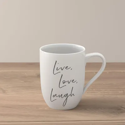 Zdjęcie produktu dla Villeroy&Boch - Kubek Statement 290ml „Live Love Laugh”