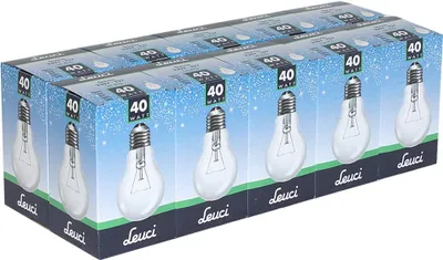 Produktbild von 10 x Leuci Glühlampe 40W E27 klar Glühbirne 40 Watt Glühbirnen Glühlampen