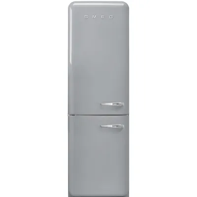 Produktbild von Smeg 2-Türig Kühlschrank 50s Style FAB32LSV5 Linksanschlag Polarsilber Metallic