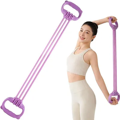 Produktbild von Widerstandsbänder 58 x 11 x 3 cm, TPE, für Krafttraining, Set