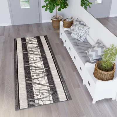 Immagine prodotto di Tapiso runner DREAM Moderno Grigio Camera da letto OEKO-TEX 80 x 400