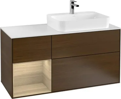 Produktbild von Villeroy & Boch F391PCGN Waschbeckenunterschrank Finion F39