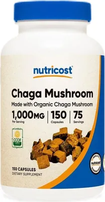Imagen del producto de Nutricost | Extracto de hongo Chaga, 500 mg