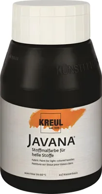 Obrázek produktu pro Kreul Javana Barva na látky Black 500 ml 1 ks