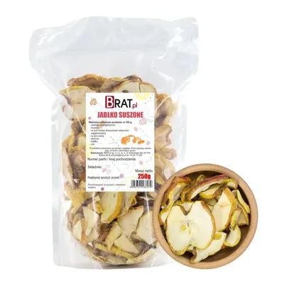 Obrázek produktu pro Sušená jablka 250g Brat.pl