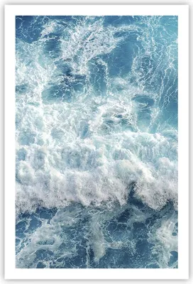Produktbild von Poster - Poster ohne Rahmen - Meer Welle Ozean - 61x91,5 cm - Wand Bild - Wanddeko - Wandbilder - Kunstposter - Wandposter - Bilder - Kunstdruck - Wanddekoration - Wandbild - P2XPA61x91-4067