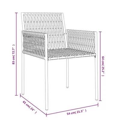 Zdjęcie produktu dla VidaXL 3187088, Taras, Obite siedzisko, Poliester, Kremowy, Biały, 110 kg, 540 mm