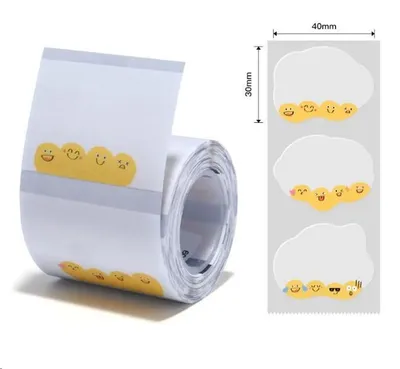 Image de Niimbot Étiquettes T 41x31mm 220pcs Emoji pour B21. B21S. B3. B1S