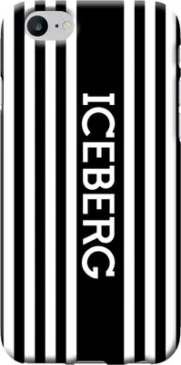 Obrázok produktu pre Area ICE7STRIPE, Ochranný obal, Apple, iPhone 7, 14 cm (5.5"), Čierna, Biela