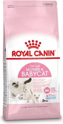 A bag of Royal Canin Feline Mother & Babycat food.