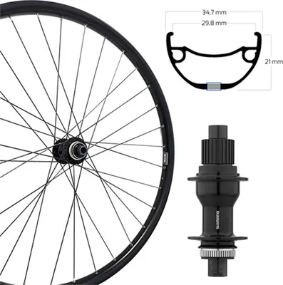 Produktbild von Roland Hinterrad 28 Ryde Rival30 Shimano TC500 schwarz