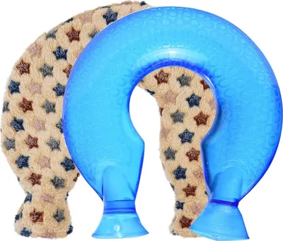 Produktbild von Wärmflasche Nacken, Nackenwärmflasche Tragbare Wärmflasche mit Koralle Flanellbezug, Sicher Warm Hot Water Bottle für Nacken und Schulter, Rücken, Beine, Taillenwärmung