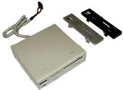Produktbild von Nilox Internal Memory Player 43-in-1 USB 2.0 3,5" - austauschbare Frontplatte Schwarz/Beige/Silber