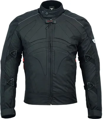Produktbild von BULLDT Motorradjacke kurze Jacke Schwarz Grün Orange GW322J, Farbe:Schwarz, Größe:52/L
