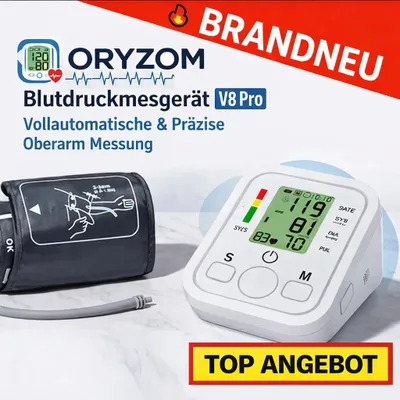Image de Tensiomètre Oryzom™ V8 Pro - Mesure entièrement automatique et précise du bras supérieur