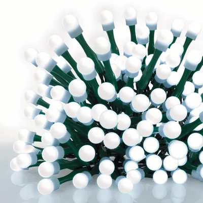 Produktbild von EMOS - LED-Lichterkette mit 200 LEDs in Kugelform, kaltweiß - 20m Weihnachtslich