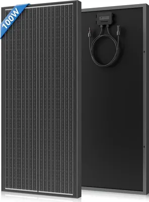 Obrázok produktu pre Solárny panel, monokryštalický kremík, výkon 100 W, 100 W x 1
