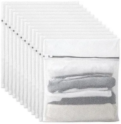 Productafbeelding van 12 Stuks Waszakken met Ritssluiting, 50 x 60 cm